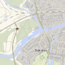 Sokolov: U města havarovalo vozidlo