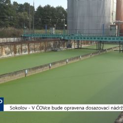 Sokolov: V ČOVce bude opravena dosazovací nádrž (TV Západ)