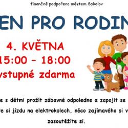 Sokolov: V sobotu se koná akce Den pro rodinu