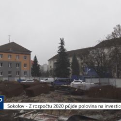 Sokolov: Z rozpočtu na 2020 půjde polovina na investice (TV Západ)