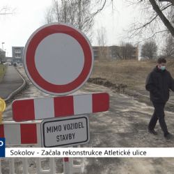 Sokolov: Začala rekonstrukce Atletické ulice (TV Západ)	