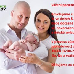 Sokolovská nemocnice dočasně uzavře dětské a novorozenecké oddělení