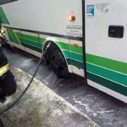 Sokolovsko: Dnešní požár autobusu