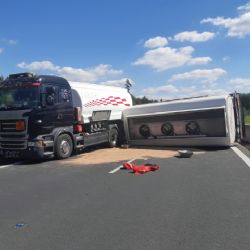 Sokolovsko: Kvůli havárii cisterny bude část šestky uzavřena až do odpoledních hodin