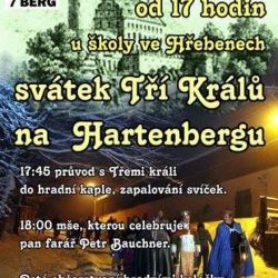 Sokolovsko: Na Hartenbergu se dnes koná svátek Tří Králů