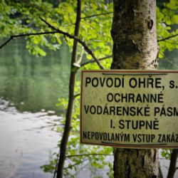 Sokolovsko: Policejní kontroly na vodní nádrži Horka