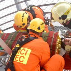 Sokolovsko: Zraněného z rozhledny Cibulka jeli zachránit hasiči