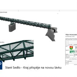 Staré Sedlo: Kraj přispěje na novou lávku (TV Západ)