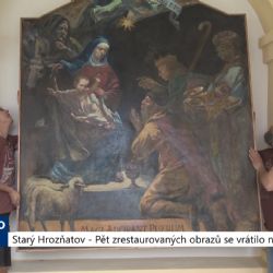 Starý Hrozňatov: Pět zrestaurovaných obrazů se vrátilo na Loretu (TV Západ)