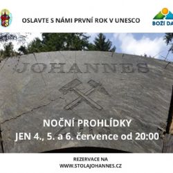 Štola Johannes slaví první rok v UNESCO
