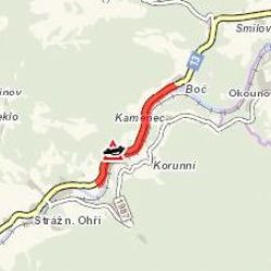 Stráž nad Ohří: Osobní vozidlo skončilo v příkopu