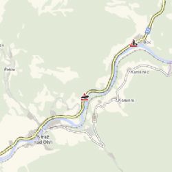 Stráž nad Ohří: U obce narazilo vozidlo do svodidel