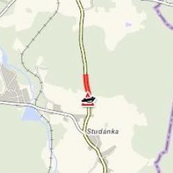 Studánka: U obce havarovalo osobní vozidlo