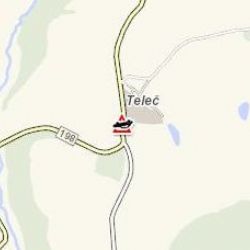 Teleč: U obce havarovala dodávka