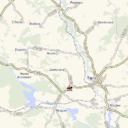 Teplá: Pozor! U města havaroval kamion převážející dřevo