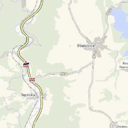 Teplička: Osobní vozidlo narazilo do svodidel