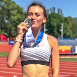Tereza Sekyrová má z atletického mistrovství stříbro i osobní rekord