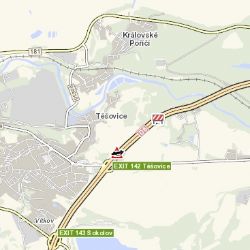 Těšovice: Na šestce havarovala dodávka