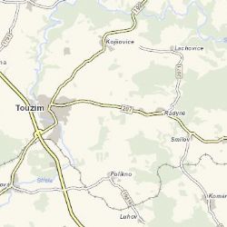 Toužim: Střet dvou osobních vozidel a chodkyně. Na místo letěl vrtulník