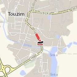 Toužim: V Plzeňské ulici došlo ke střetu dvou vozidel