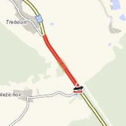 Třebouň: U obce havarovalo vozidlo