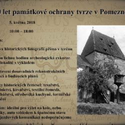 Tvrz v Pomezné se o víkendu otevře veřejnosti