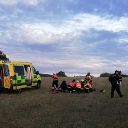U Hájku spadl paraglidista