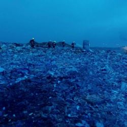 U Vřesové hořela skládka komunálního odpadu