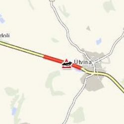 Útvina: Nákladní vozidlo havarovalo do příkopu