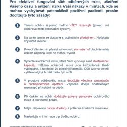 V kraji fungují tři odběrová místa