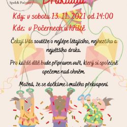 V sobotu bude v Počernech Drakiáda