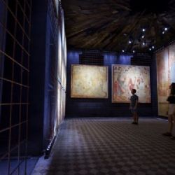 Valeč: Na zámku jsou k vidění pozdně gotické fresky ze zaniklého kostela