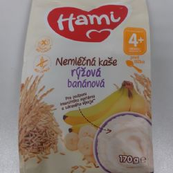 Varování! Nevyhovující potravina Hami Nemléčná kaše rýžová