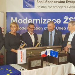 Včera byla slavnostně zahájena modernizace stanice Cheb