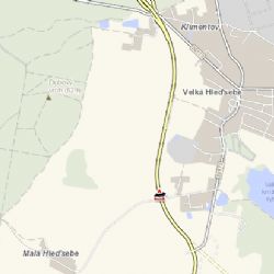 Velká Hleďsebe: Střet dvou vozidel