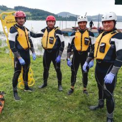 Vítězem vodní záchranné Slezské Harty 2018 jsou profesionální hasiči z Chebu