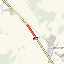 Žalmanov: U obce havarovalo vozidlo