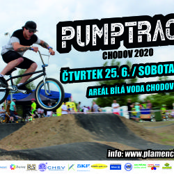 Závody v pumptracku na Bílé vodě v Chodově
