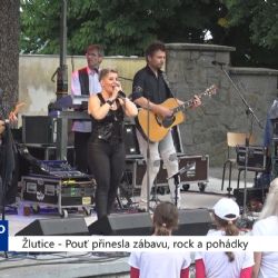 Žlutice: Pouť přinesla zábavu, rock a pohádky (TV Západ)