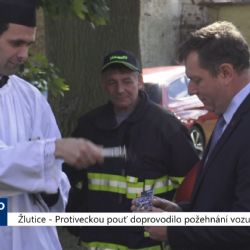 Žlutice: Protiveckou pouť doplnilo požehnání vozu a knih (TV Západ)