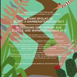 Žlutice: Setkání spolků z města a Warmensteinachu 2017