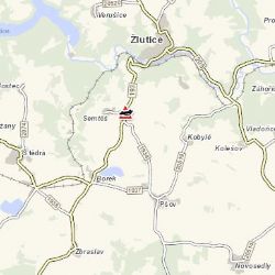 Žlutice: Střet nákladního vozidla s osobním