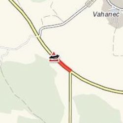 Žlutice: U města havarovalo vozidlo do svodidel