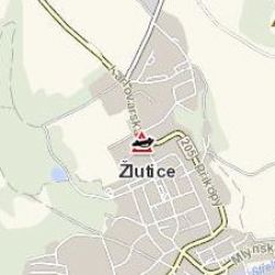 Žlutice: V Karlovarské ulici došlo ke střetu autobusu s osobním vozidlem