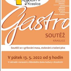 Přijďte na GASTRO KRASLICE - už v pátek 13.5.2022