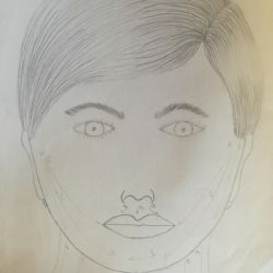 Žáci 1. ročníku obor kadeřník představují výkresy svých ročníkových prací