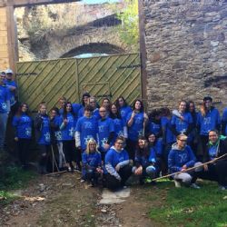 Žáci se zapojili do dobrovolnického projektu na hradě Hartenberg