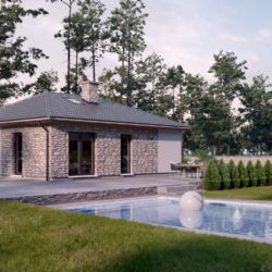 Příjemné bydlení za ještě příjemnější cenu, to je přízemní zděný dům BRICK 2 + KK