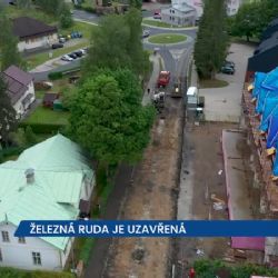 Železná Ruda je uzavřená, objížďka pro nákladní vozy může být až desítky kilometrů dlouhá